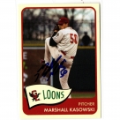 Marshall Kasowski autograph